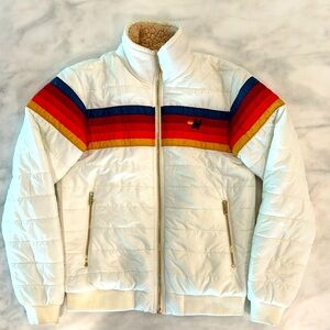 Aviator Nation 5 Stripe Jacket - White